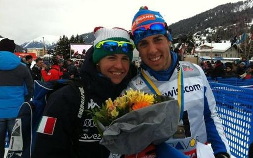 Skiroll: Pellegrino e Laurent si impongono nella sprint di Feltre Skiroll: Pellegrino e Laurent si impongono nella sprint di Feltre