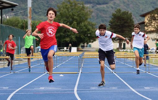 Davide Merighi, nell'articolo Carlotta Giovanetto (foto Fidal VdA) Davide Merighi, nell'articolo Carlotta Giovanetto (foto Fidal VdA)