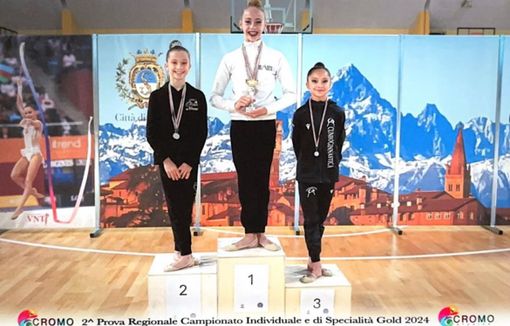 Arianna Desandré (Gym Aosta) è campionessa regionale Gold Piemonte-Valle d’Aosta alla palla