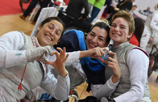 Scherma in carrozzina. A Sharja l'Italia del fioretto femminile chiude con un successo Scherma in carrozzina. A Sharja l'Italia del fioretto femminile chiude con un successo