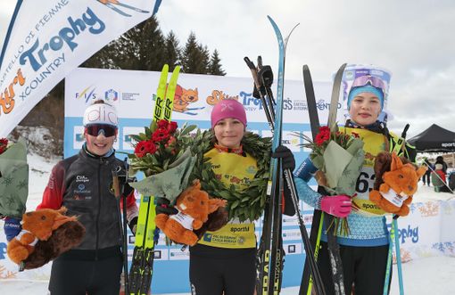 podio Skiri Trophy (secondo posto per Alice Borbey)