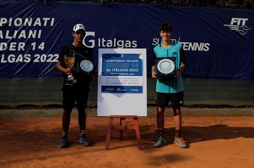 Il vincitore Antonio Marigliano (sinistra) e Noah Canonico