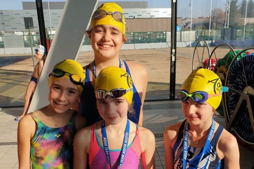 da sx Arianna Musso, Clio Didonato, Hélène Brunet e Annamaria Fazari (dietro