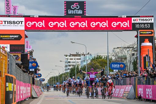 GIRO D'ITALIA: Démare cala il poker GIRO D'ITALIA: Démare cala il poker