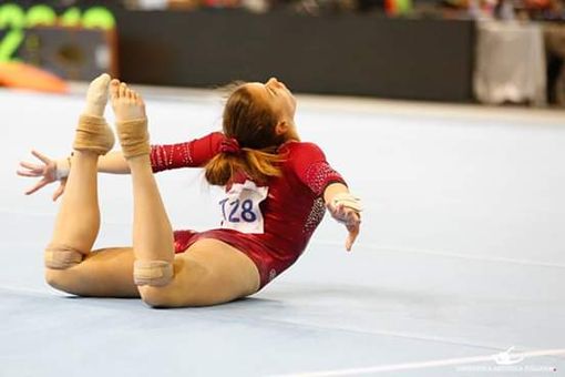 Fatima Rosset in azione nella seconda prova nazionale (photo by: Ginnastica Artistica Italiana) Fatima Rosset in azione nella seconda prova nazionale (photo by: Ginnastica Artistica Italiana)