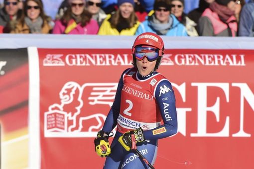 Sci: Brignene fuori dal podio del SuperG di Garmisch