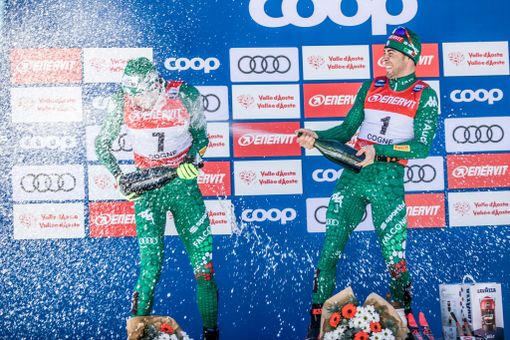 Festa sul podio per i campioni valdostani Festa sul podio per i campioni valdostani