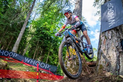 Nicole Pesse nella Coppa del Mondo della Val di Sole Nicole Pesse nella Coppa del Mondo della Val di Sole