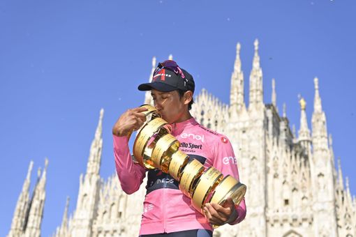 GIRO D'ITALIA: Il 104^ a Egan Bernal, Filippo Ganna primo nella cronometro finale GIRO D'ITALIA: Il 104^ a Egan Bernal, Filippo Ganna primo nella cronometro finale