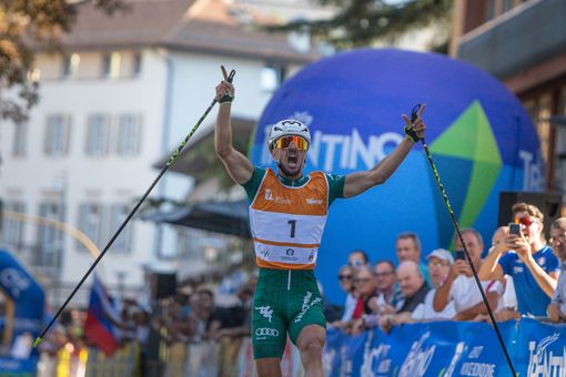 Skyroll: Ruggito di Emanuele Becchis nella sprint di Trento Alessio Berlanda chiude al quarto posto