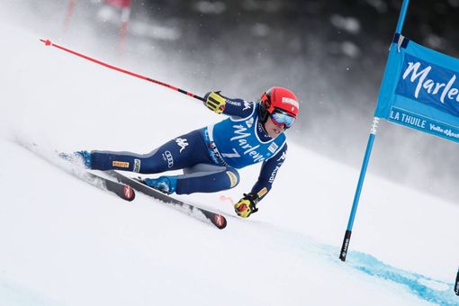 Federica Brignone in azione
