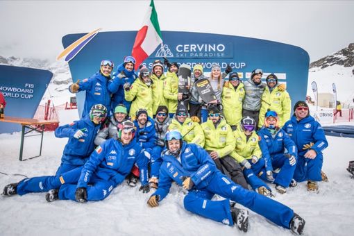 Snowborcross: Cervinia si tinge di azzurro Snowborcross: Cervinia si tinge di azzurro