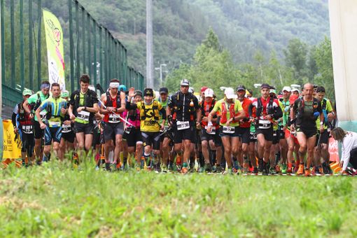 La partenza del Trail della Becca di Viou