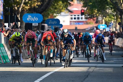 La volata vincente di Iván Garcia Cortina nell'edizione 2022 La volata vincente di Iván Garcia Cortina nell'edizione 2022