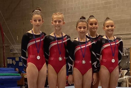 Marta Nieroz, Abigail Martinet, Gaia Petrera, Ginevra Grosso e Annie Desandré argento di giornata Marta Nieroz, Abigail Martinet, Gaia Petrera, Ginevra Grosso e Annie Desandré argento di giornata