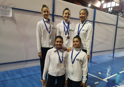 Da sn in piedi Vittone, Perrier, Marinone e in ginocchio Masoni e Antonacci (cliccare sull'immagine per avviare la gallery)