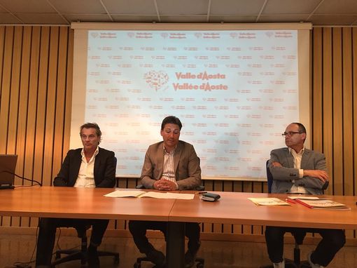 Da sn Maurizio Iorio, Laurent Vierin e Michel Martinet