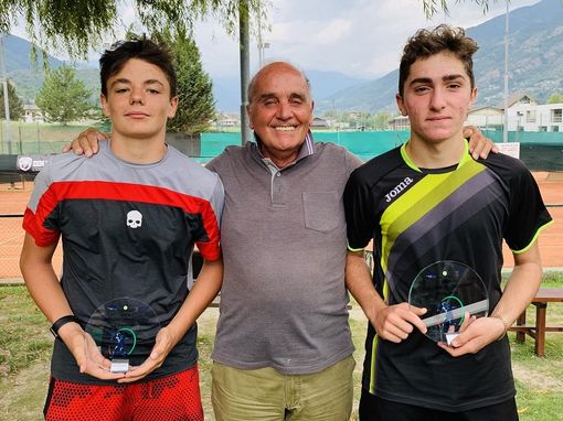 L'arbitro Alberto Petrignani con da sn Alesandro Lanièce e Alberto Cazzato