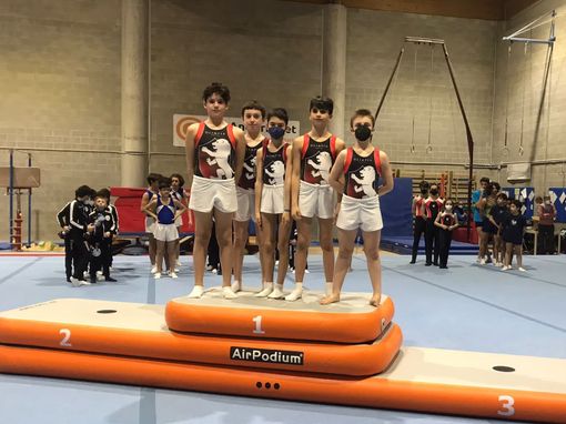 Gabriel Fuccio, Mattia Coutandin, Eric Mombelli, Riccardo Durello e Gabriele Mordenti