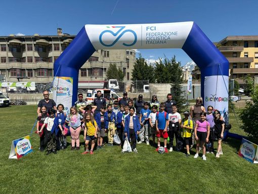 A Dorio, Leo, Marchi e Mancinelli la tappa di Bicimparo di Aosta A Dorio, Leo, Marchi e Mancinelli la tappa di Bicimparo di Aosta