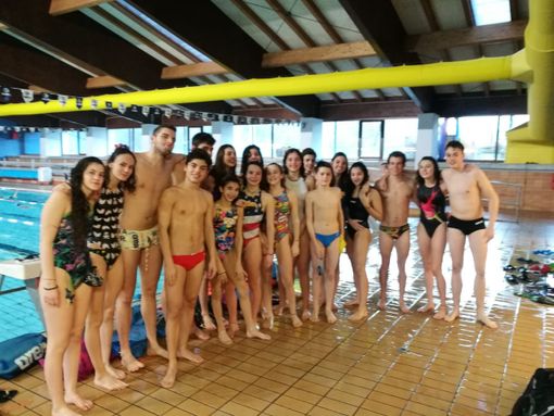 Ul gruppo dell'Aosta Nuoto