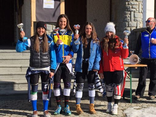 Martine Brumin sul podio femminile