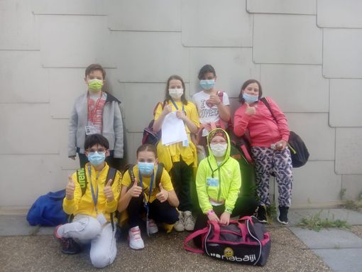 Da sn in alto Leonardo Agrimonti, Rebecca Crespi, Matilde Minniti, Rachele Colosimo, Giorgia Albace, Emma Morsetti e Matilde Camarda Da sn in alto Leonardo Agrimonti, Rebecca Crespi, Matilde Minniti, Rachele Colosimo, Giorgia Albace, Emma Morsetti e Matilde Camarda