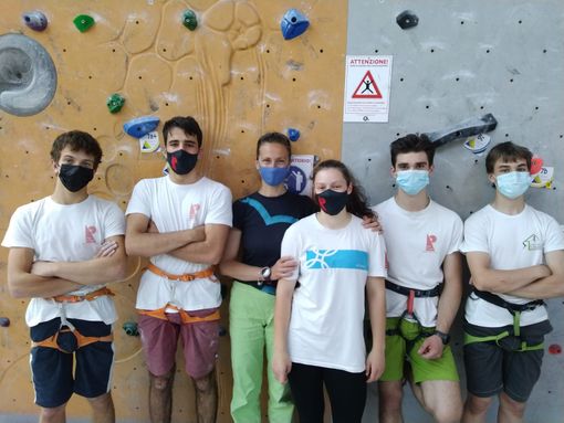 Da sn: Ivan Vuillermoz, Antonio Charrere, Cristiana Martinetto (Delegato Fasi), Silvia Cazzanelli, Nicolas Charbonnier, Michael Fassino Da sn: Ivan Vuillermoz, Antonio Charrere, Cristiana Martinetto (Delegato Fasi), Silvia Cazzanelli, Nicolas Charbonnier, Michael Fassino