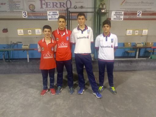 Bocce: Giovani valdostani sul podio under 15 a San Benigno