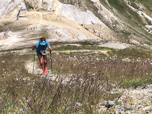 Francesca Canepa impegnata nella gara