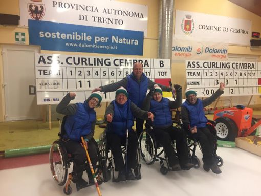 Weelchair Curling: Disval detta legge in terra trentina Weelchair Curling: Disval detta legge in terra trentina