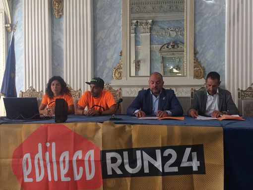 Da sn Sara Faraci, Giovanni Ienaro, Carlo Marzi e Claudio Restano Da sn Sara Faraci, Giovanni Ienaro, Carlo Marzi e Claudio Restano