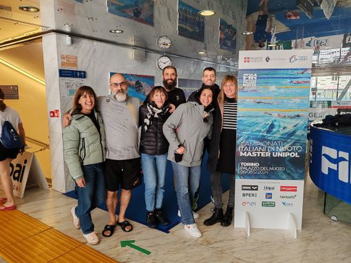 Da sn: Colazingari Simona, Fazari Paolo, Giannini Elisa, Savoia Andrea, Siddi Alessandra, Enrietti Bertolotto Davide, Telloli Paola