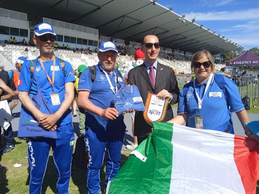 GIOCHI MONDIALI PER TRAPIANTATI L’ULTIMO GIORNO DI GARE SI CHIUDE CON 5 MEDAGLIE DALLA CORSA E DAI LANCI GIOCHI MONDIALI PER TRAPIANTATI L’ULTIMO GIORNO DI GARE SI CHIUDE CON 5 MEDAGLIE DALLA CORSA E DAI LANCI