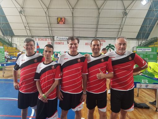 Da sn Paolo Ciboldi, Riccardo Ciboldi, Orlando Navarra, Filippo Filippella, Riccardo Rabacchin (cliccare sull'immagine per avviare la gallery)
