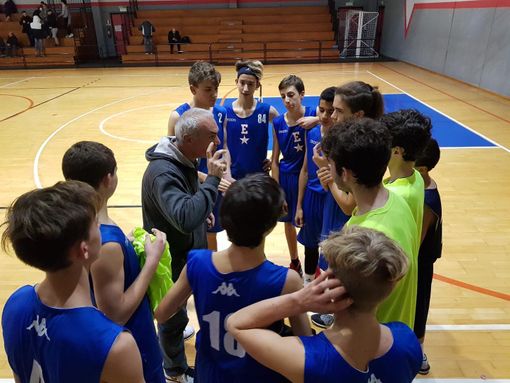 Coach Artuso impartisce direttive in una pausa del match Coach Artuso impartisce direttive in una pausa del match