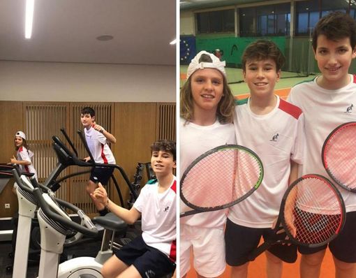 Noah Canonico in primo piano e al centro