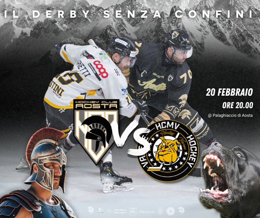 Hockey su ghiaccio: grande attesa per il match HC Aosta - HC Varese Hockey su ghiaccio: grande attesa per il match HC Aosta - HC Varese