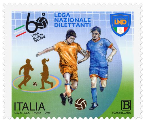 Calcio: Un francobollo per 60/mo anniversario Lega Nazionale Dilettanti
