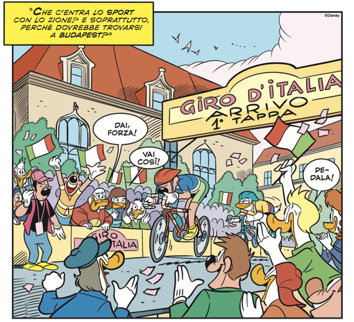 Il Giro d’Italia è su Topolino Il Giro d’Italia è su Topolino