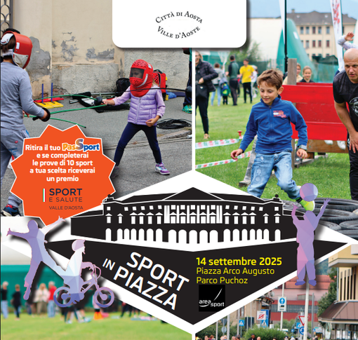 Il 14 settembre torna l’atteso appuntamento di “Sport in Piazza”