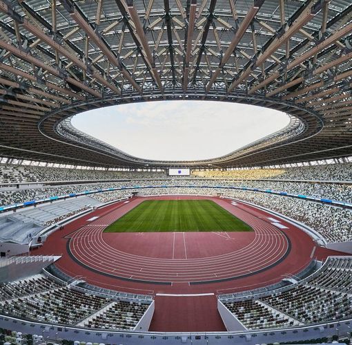 Nella foto l'Olympic Stadium - Credit Photo: @Tokyo2020 Nella foto l'Olympic Stadium - Credit Photo: @Tokyo2020