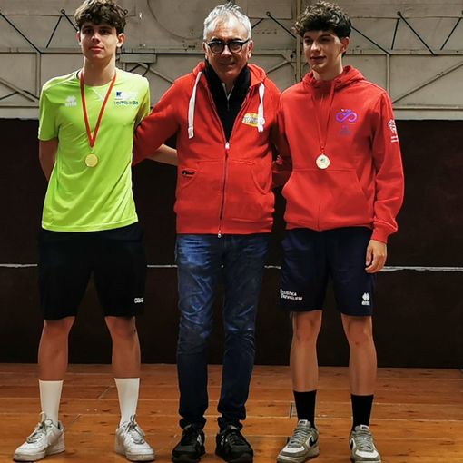 Kristian Blanc sul podio del Trofeo delle Regioni a San Francesco al Campo (TO)