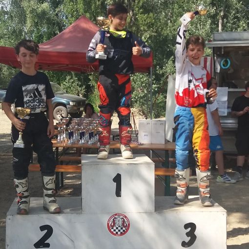 Nicolò Adage sul terzo gradino del podio