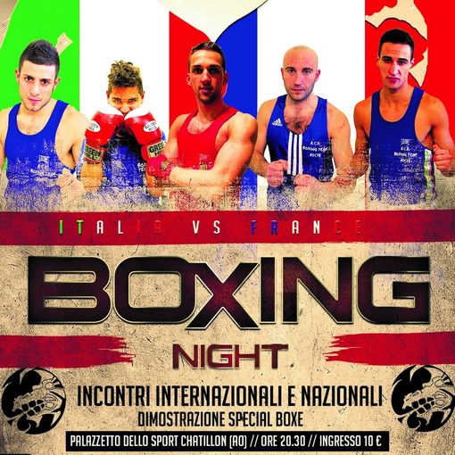 BOXING NIGHT:Parata di guantoni al Palazzetto di Chatillon