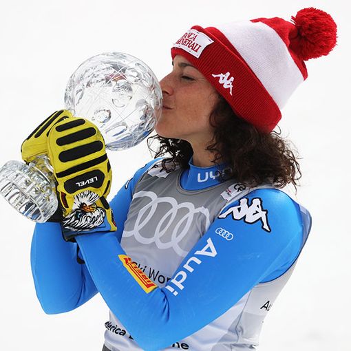 Federica Brignone esultante