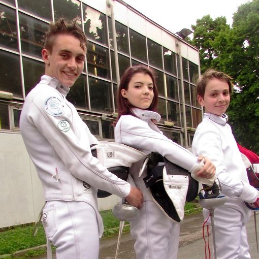 Da sn: Leonardo di Tommaso, Alice Pradelli, e Pietro d'Aquino