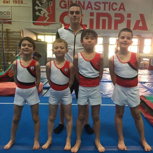Gabriel Fuccio, Erik Mombelli, Kien Fogliadini e Devis Massari