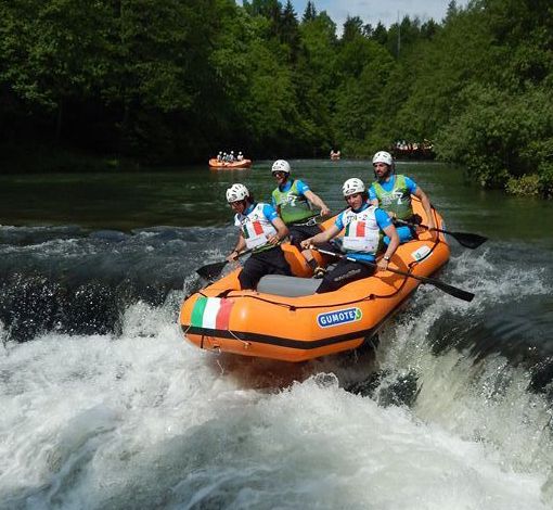 Discesa durante i Campionati Europei Under19
