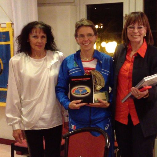 L'atleta della Calvesi Catherine Bertone